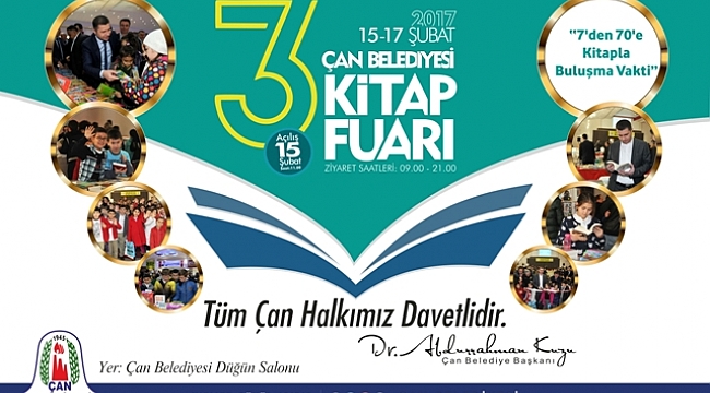 Çan Belediyesi 3. Kitap Fuarı Açılıyor