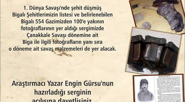 BİGA-1915 Sergisi, Atatürk Kültür Merkezi'nde