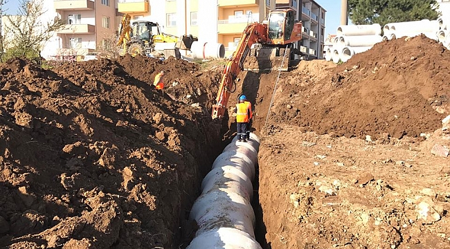 Hamdibey Mahallesi'nde Yağmur Suyu Ve Kanalizasyon Sorununa Kökten Çözüm