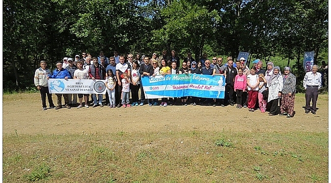 Biga'da obezite ile mücadele yürüyüşü düzenlendi