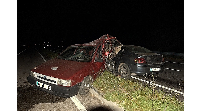 Biga'da trafik kazası; 1 yaralı