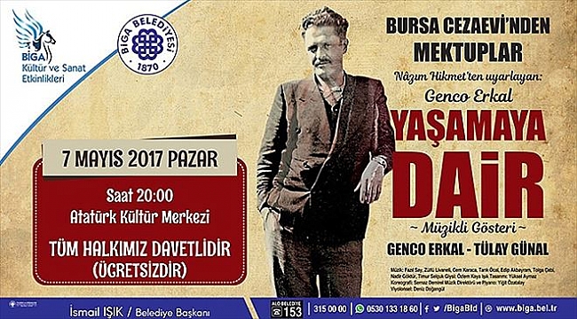 Genco Erkal, Yaşamaya Dair ile Atatürk Kültür Merkezi´nde