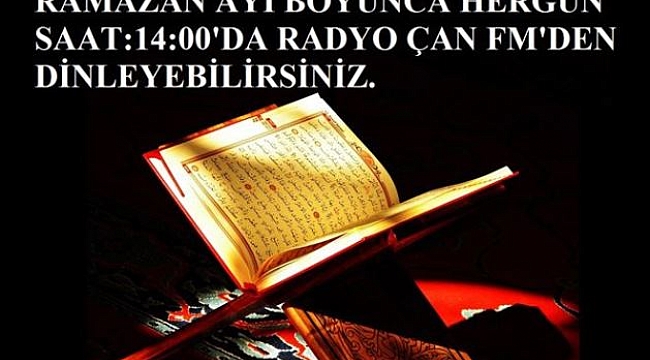 RAMAZAN MUKABELESİ BAŞLIYOR