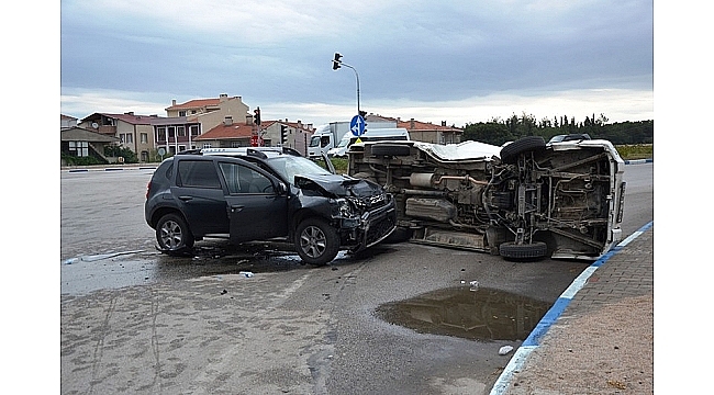 Biga'da trafik kazası: 4 yaralı