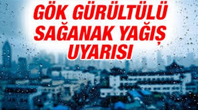 METEOROLOJİ UYARIYOR...