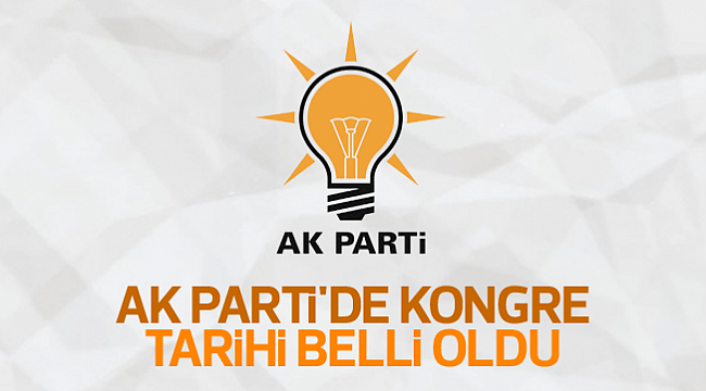 Ak Parti'nin Biga Kongresinin Tarihi Belli Oldu