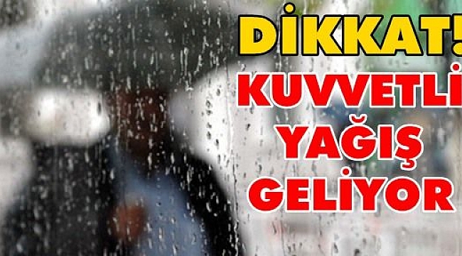 Kaymakamlık Uyardı 'Kuvvetli Yağış Geliyor''