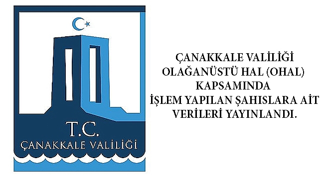 15 Temmuz 2016 darbe teşebbüsünden bu yana, Olağanüstü hal (OHAL) kapsamında işlem yapılan şahıslara ait veriler yayınlandı.