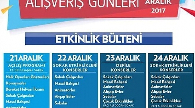 İndirimli Alışveriş Günleri Etkinlikleri Belli Oldu