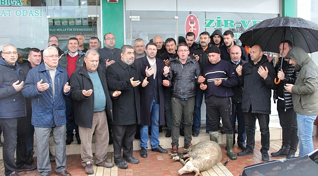 Yeni Başkan Göreve Kurban Keserek Başladı