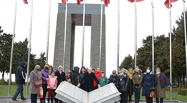 ''8 MART DÜNYA KADINLAR GÜNÜNDE ŞEHİTLERİMİZİ ZİYARET ETTİK''