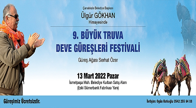 9. BÜYÜK TRUVA DEVE GÜREŞLERİ FESTİVALİ BAŞLIYOR