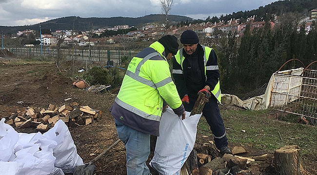 ÇAN BELEDİYESİ SOĞUK KIŞ GÜNLERİNDE DE VATANDAŞININ YANINDA