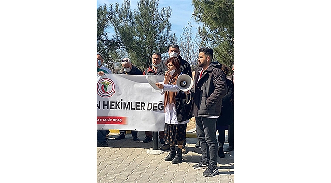 HEKİMLER ÇOMÜ'DEN HAYKIRDILAR