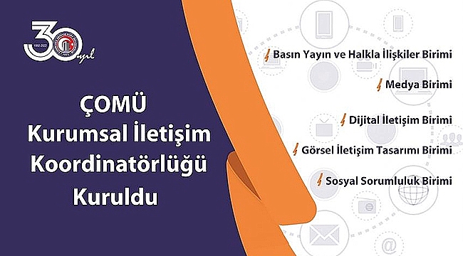 ÇOMÜ KURUMSAL İLETİŞİM KOORDİNATÖRLÜĞÜ KURULDU