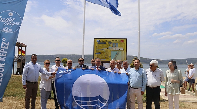 MAVİ BAYRAK" HALK PLAJINDA DALGALANMAYA DEVAM EDECEK