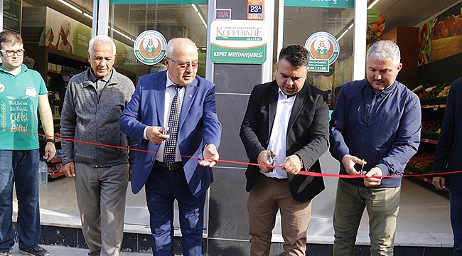 KEPEZ'DE KOOPERATİF MARKET AÇILDI