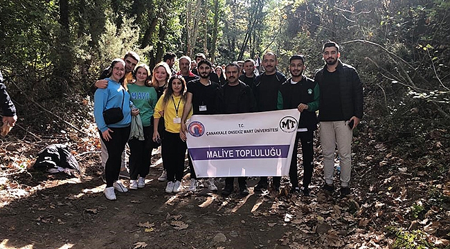 VALİ AKTAŞ BİGA'DA DÜZENLENEN CUMHURİYET DOĞA YÜRÜYÜŞÜNE KATILDI