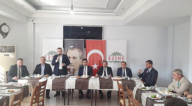 EZİNE GIDA İHTİSAS OSB'DEN BAYRAMİÇ'E BRİFİNG 