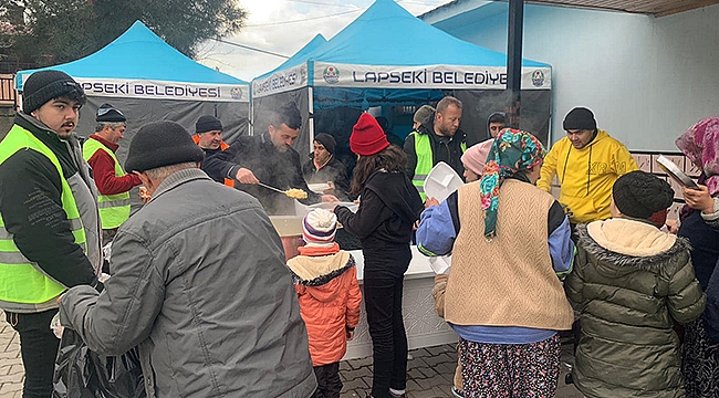 "SAHRA MUTFAĞIMIZ DEPREM BÖLGESİNDE HİZMETE BAŞLADI"