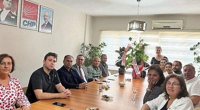 BAŞKAN ARSLAN'DAN, CHP MERKEZ İLÇE'YE ZİYARET