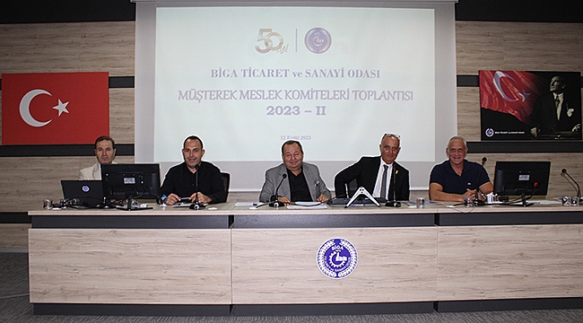 BİGA TSO 2023 EYLÜL AYI MECLİS TOPLANTISINI YAPTI