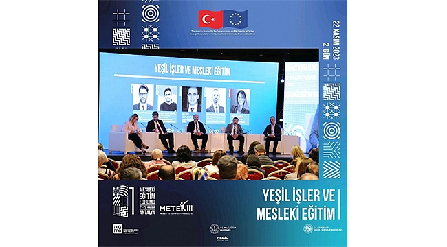 ÇOMÜ REKTÖRÜ ERENOĞLU MESLEKİ EĞİTİM FORUMUNA KATILDI