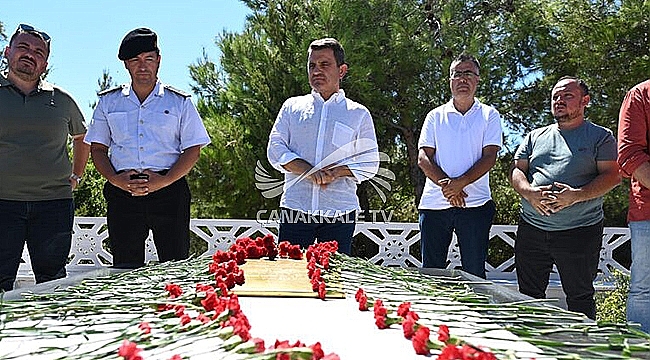 YARBAY HÜSEYİN AVNİ BEY MEZARI BAŞINDA ANILDI