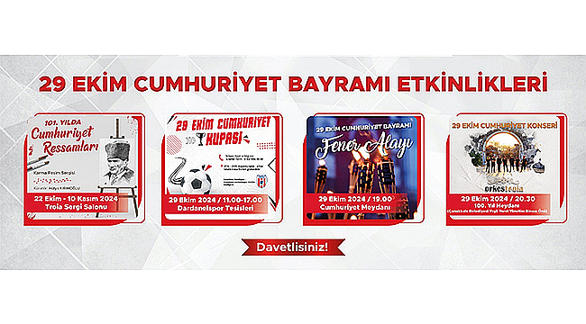  29 EKİM CUMHURİYET BAYRAMI ETKİNLİKLERİNDE BULUŞALIM