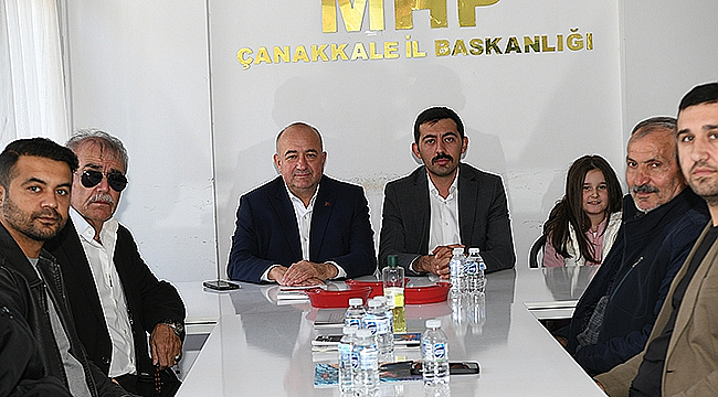 GİDER'DEN MHP İL BAŞKANI İMAMOĞLU'NA "HAYIRLI OLSUN" ZİYARETİ